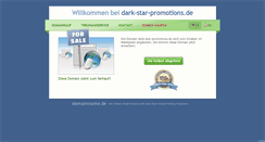 Desktop Screenshot of dark-star-promotions.de